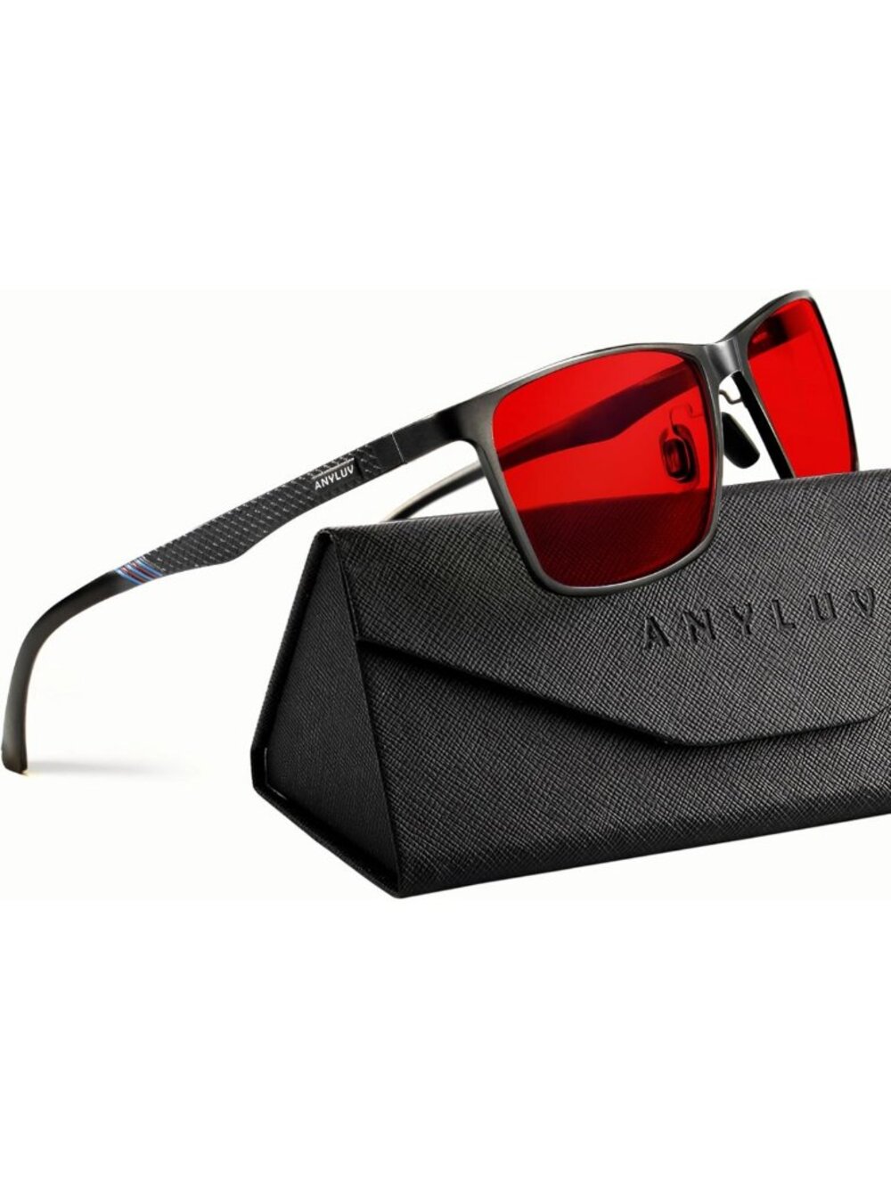 Stylish Blue Light Blocking Glasses for Men - Metal Frame, Ideal for Gaming